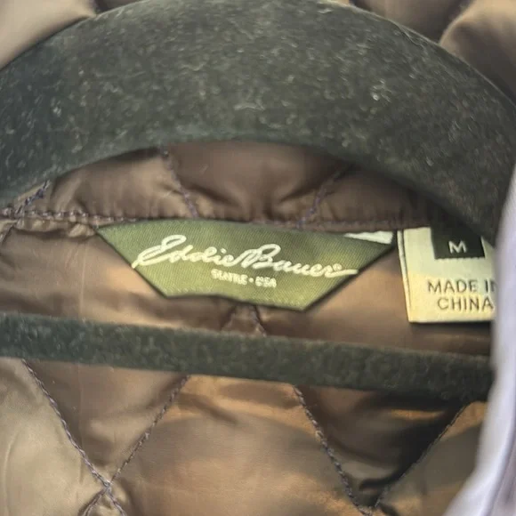 Eddie Bauer goose down quilted vest - Picture 3 of 8